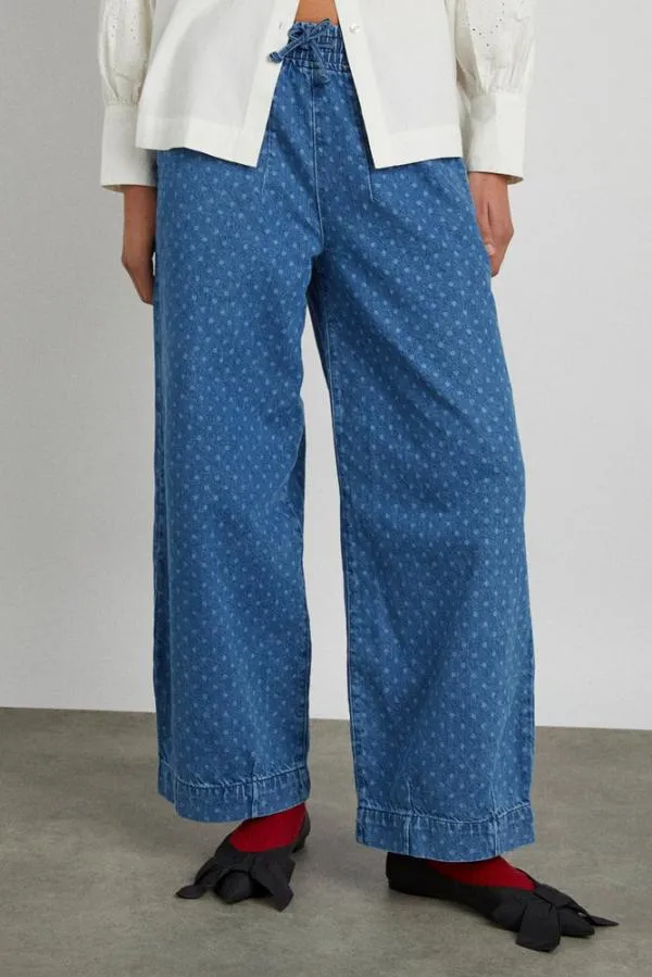 Damson Madder Bottoms Women Rafe Jean 8211 Polka Dot