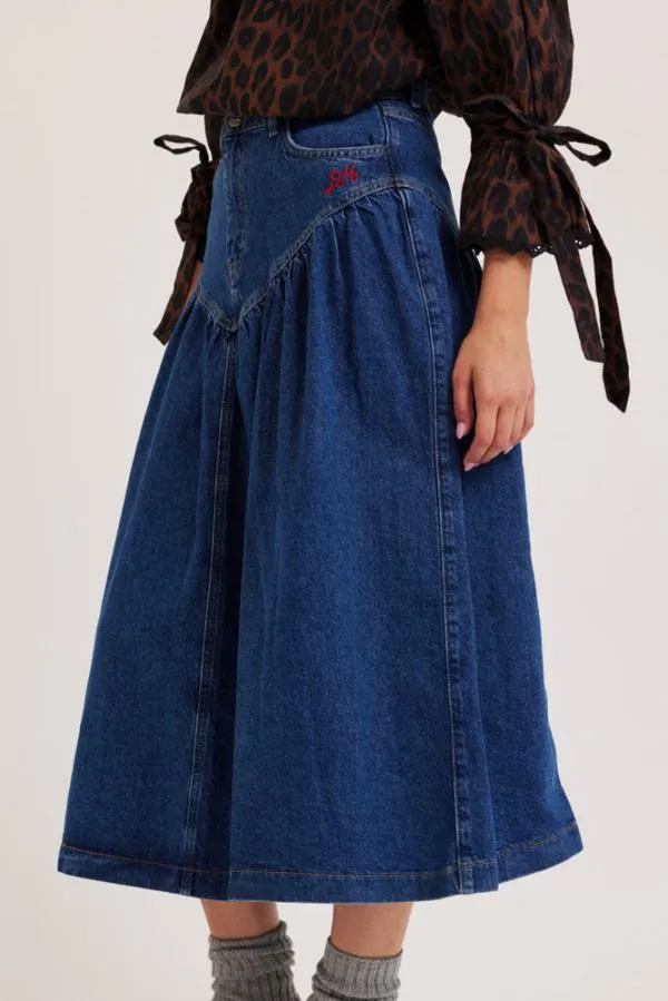 Damson Madder Skirts Women Fin Midi Skirt