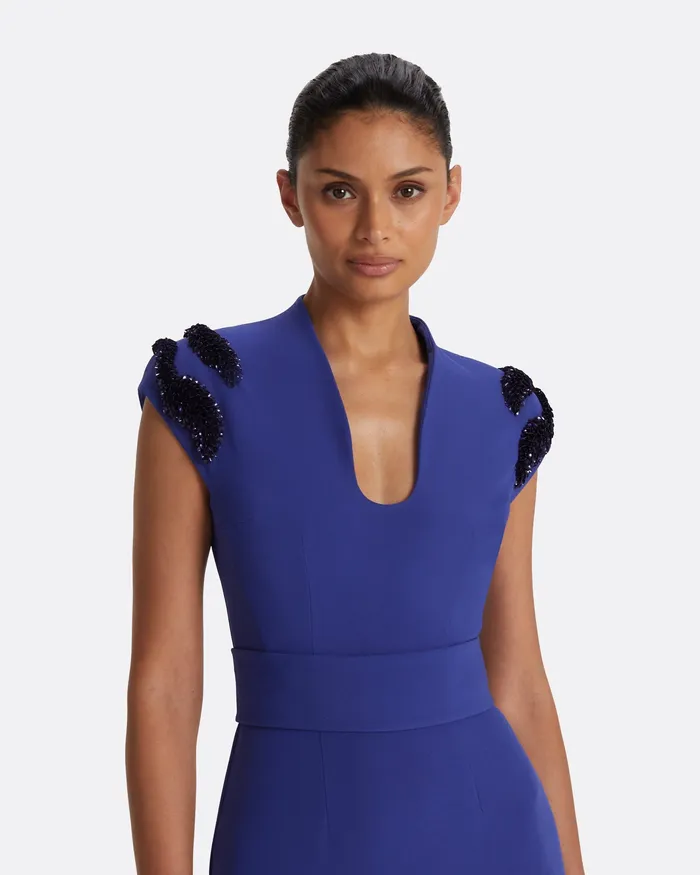 Dana Skiathos Blue Long Dress Skiathos Blue Icons Safiyaa Women