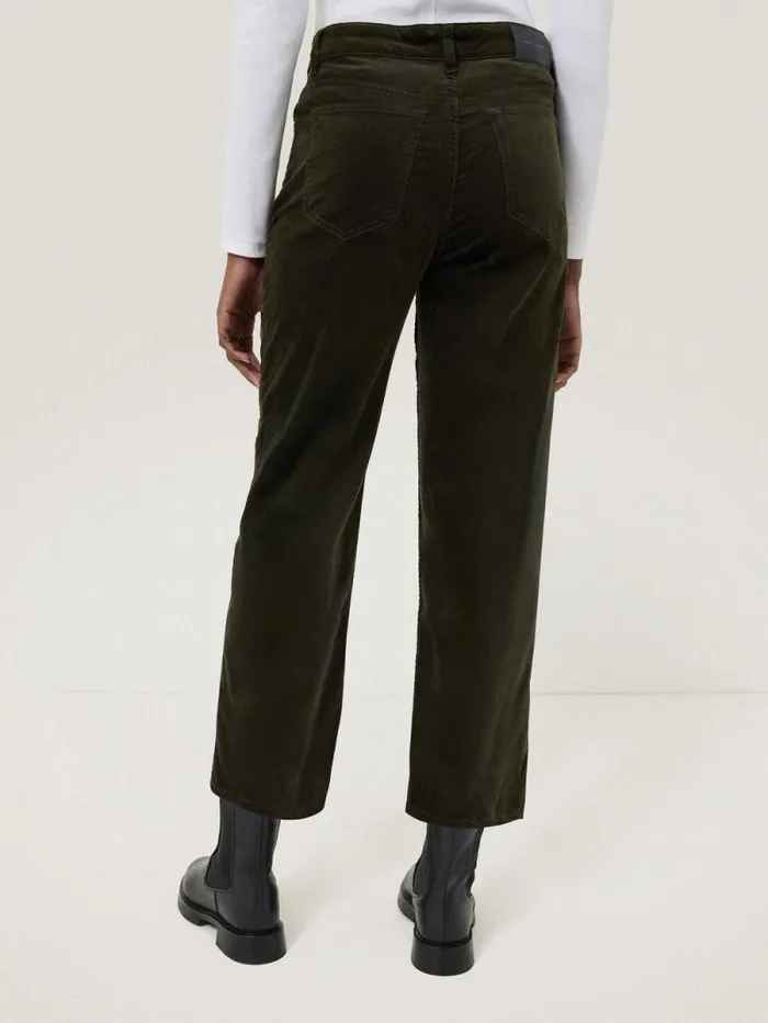 Delmont Velvet Tapered Jean Dark Green Women Jigsaw Trousers