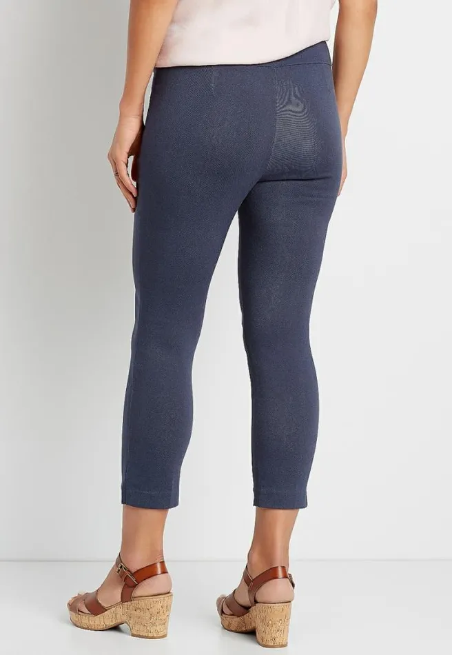Denim Bengaline Cropped Pant Women Maurices Bottoms