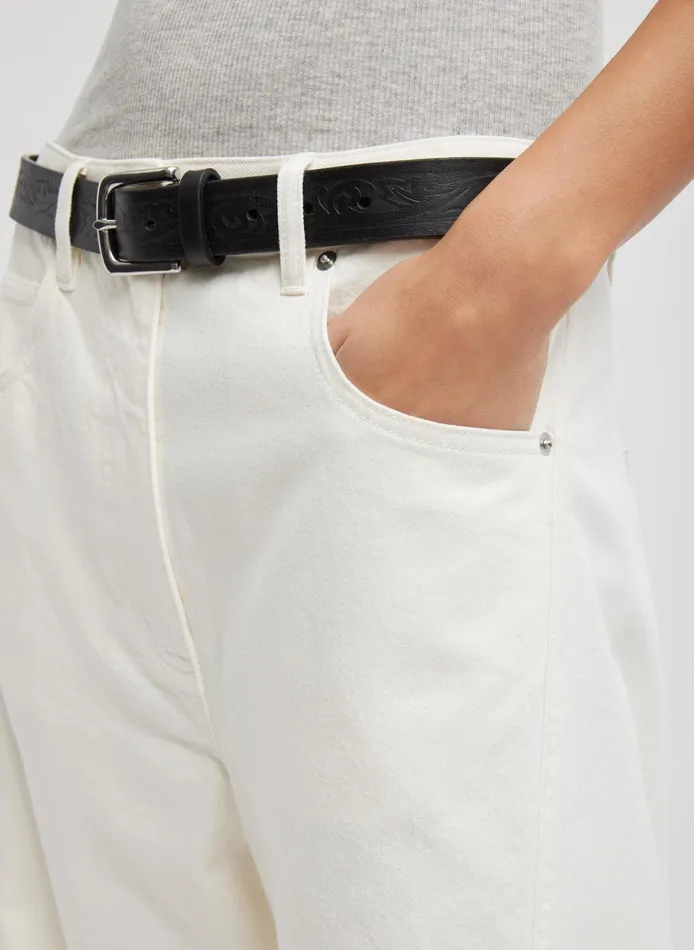 Denim Women Tibi Spring Denim Sid Jean