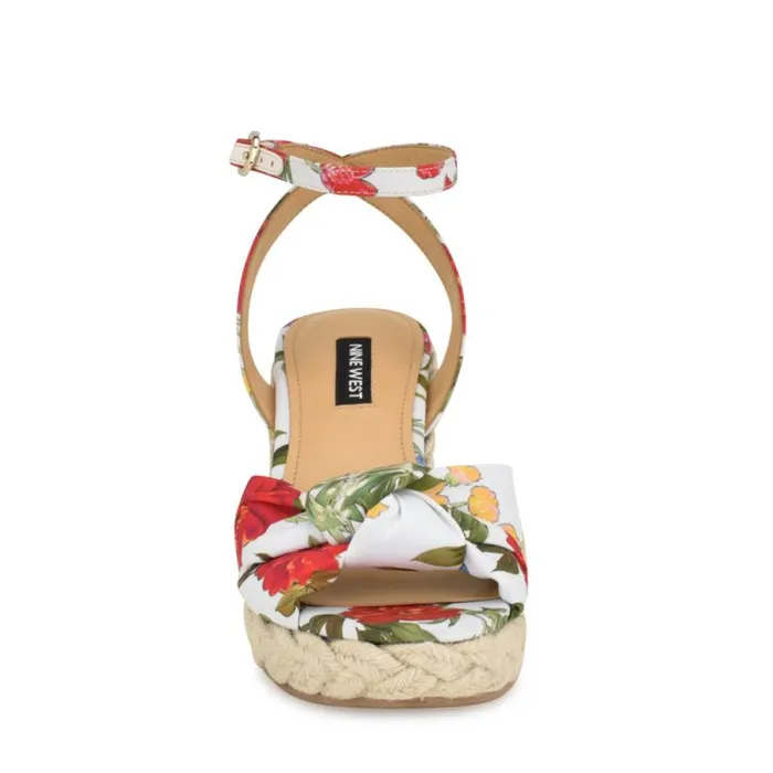 Dotime Espadrille Wedge Sandals White Floral Women Nine West Sandals Dotime Espadrille Wedge Sandals White Floral Women Nine West Sandals