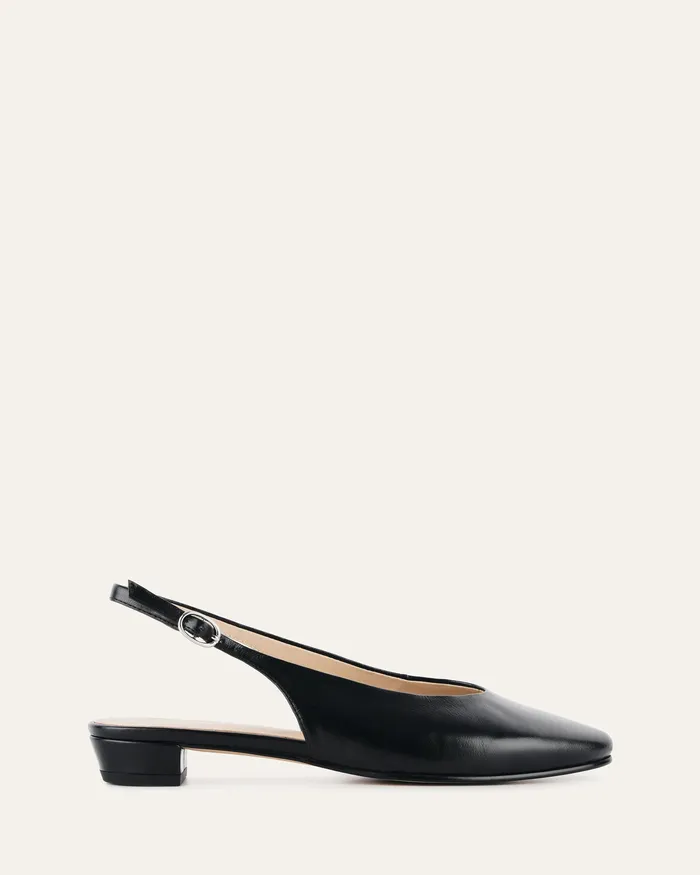 DRESS jomercer Women Bryce dress flats black leather