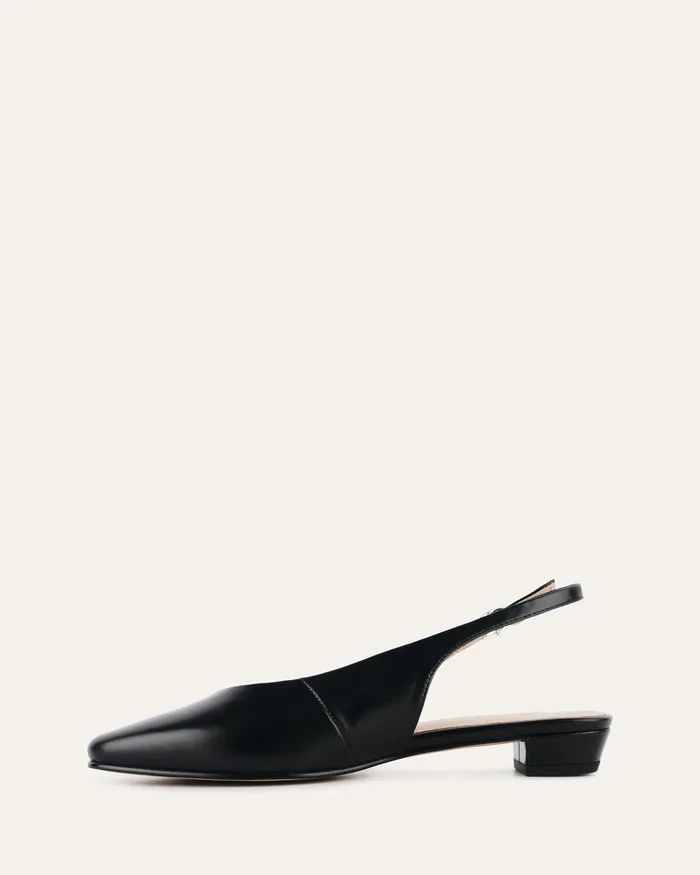 DRESS jomercer Women Bryce dress flats black leather DRESS jomercer Women Bryce dress flats black leather