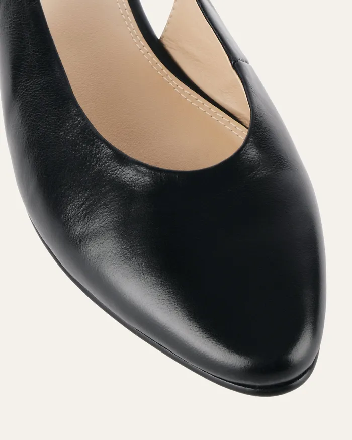 DRESS jomercer Women Bryce dress flats black leather DRESS jomercer Women Bryce dress flats black leather