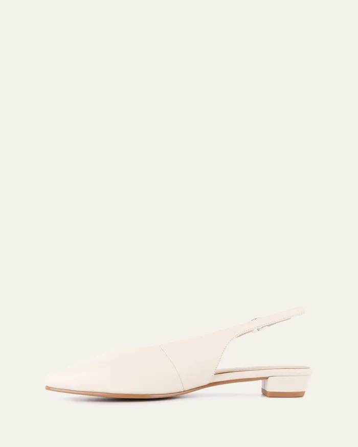 DRESS jomercer Women Bryce dress flats off white leather DRESS jomercer Women Bryce dress flats off white leather
