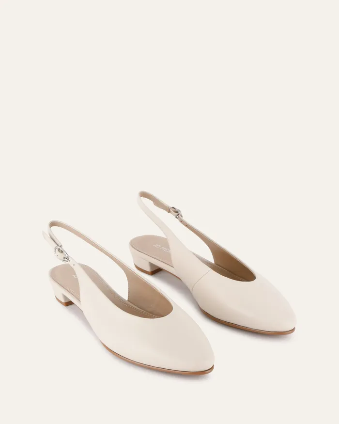 DRESS jomercer Women Bryce dress flats off white leather DRESS jomercer Women Bryce dress flats off white leather