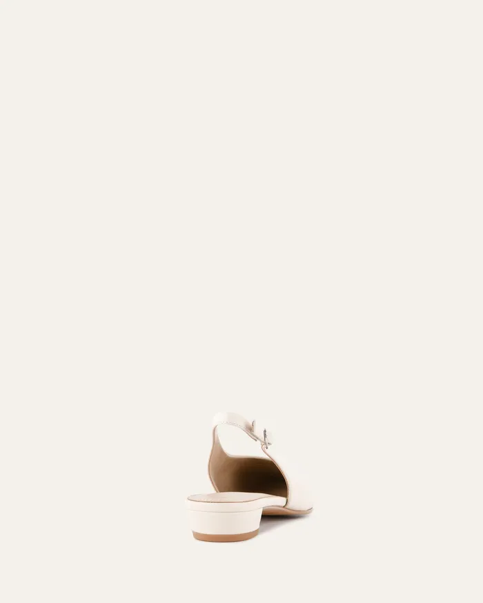 DRESS jomercer Women Bryce dress flats off white leather DRESS jomercer Women Bryce dress flats off white leather