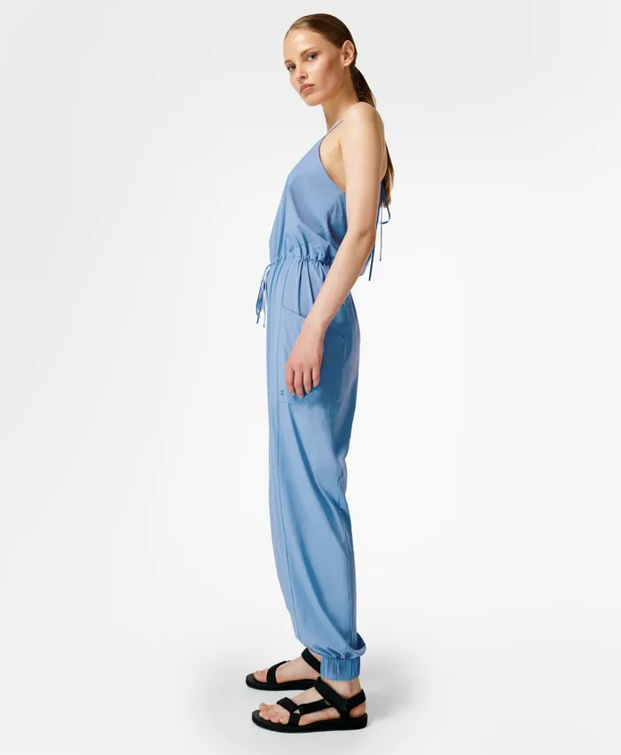 Dresses and Jumpsuits Women Karma Jumpsuit Regatta Blue Sweaty Betty