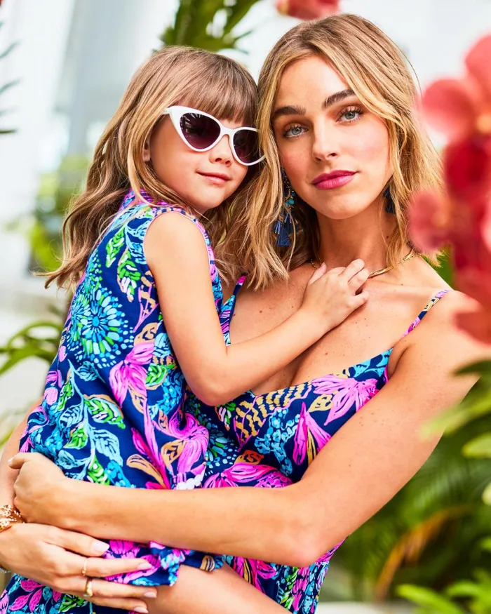 Dresses and Rompers GirlsHome and Gifts Lilly Pulitzer Girls Little Lilly Knit Shift Dress Aegean Navy Calypso Coast Dresses and Rompers GirlsHome and Gifts Lilly Pulitzer Girls Little Lilly Knit Shift Dress Aegean Navy Calypso Coast