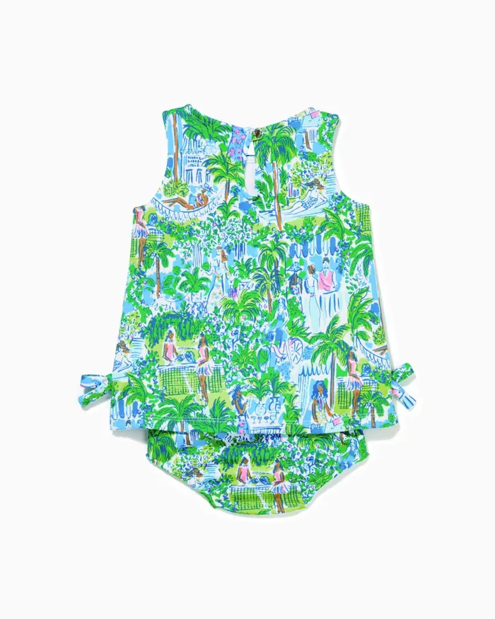 Dresses and Rompers Girls Lilly Pulitzer Baby Lilly Knit Shift Dress Sprout Green Lilly On Holiday Dresses and Rompers Girls Lilly Pulitzer Baby Lilly Knit Shift Dress Sprout Green Lilly On Holiday