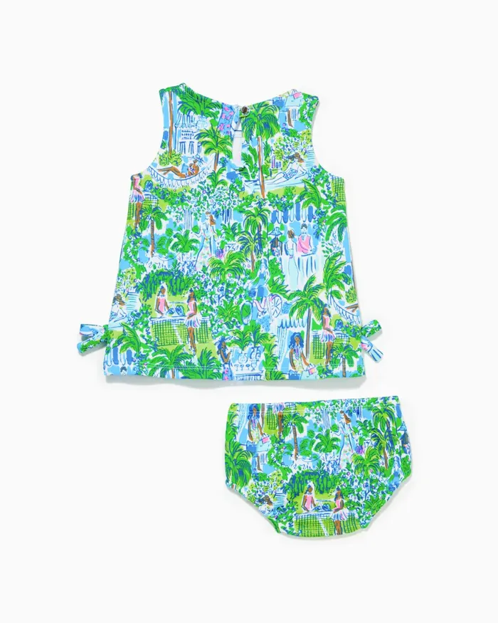 Dresses and Rompers Girls Lilly Pulitzer Baby Lilly Knit Shift Dress Sprout Green Lilly On Holiday Dresses and Rompers Girls Lilly Pulitzer Baby Lilly Knit Shift Dress Sprout Green Lilly On Holiday