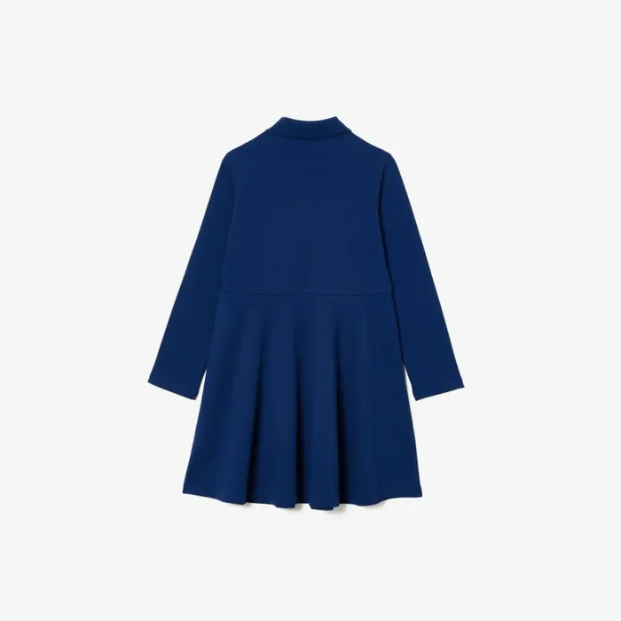 Dresses and Skirts Kids Lacoste Kids039 Piqu Polo Dress Methylene Blue F9f