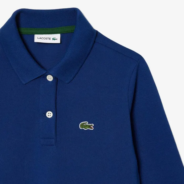 Dresses and Skirts Kids Lacoste Kids039 Piqu Polo Dress Methylene Blue F9f