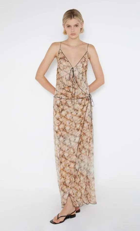 Dresses Bec Bridge Ciel Wrap Maxi Dress Geo Shibori