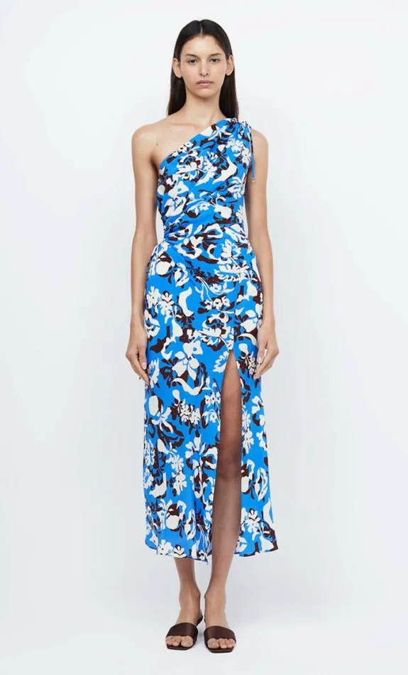 Dresses Bec Bridge Clarisse Asym Maxi Dress Blue Lagoon