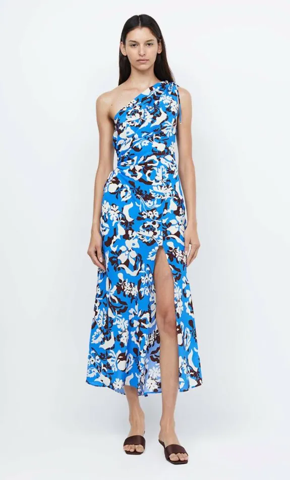 Dresses Bec Bridge Clarisse Asym Maxi Dress Blue Lagoon