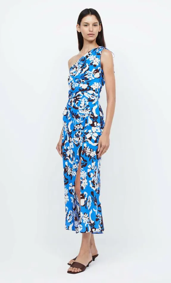 Dresses Bec Bridge Clarisse Asym Maxi Dress Blue Lagoon