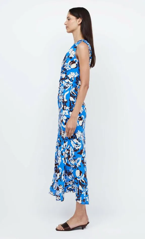 Dresses Bec Bridge Clarisse Asym Maxi Dress Blue Lagoon