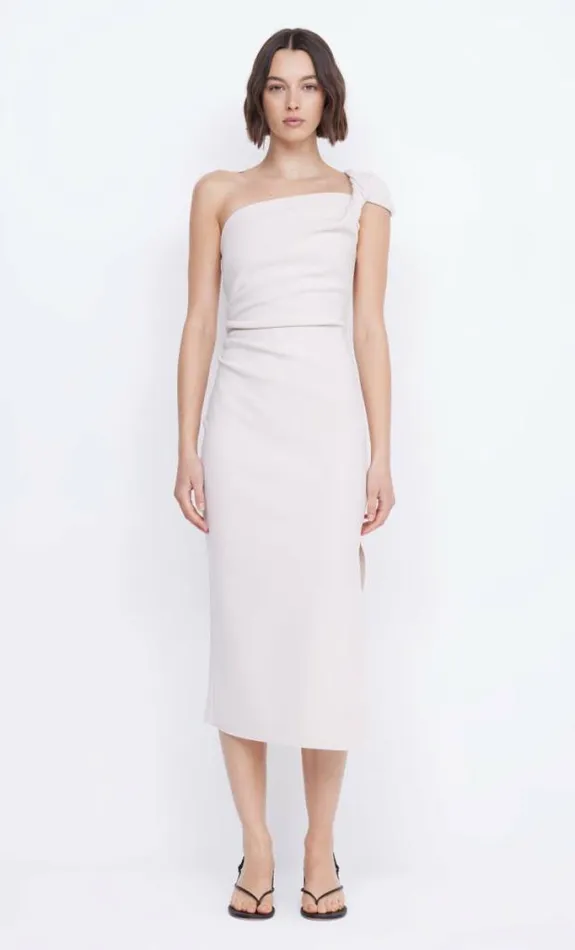 Dresses Bec Bridge Elea Asym Midi Dress Vanilla Bean