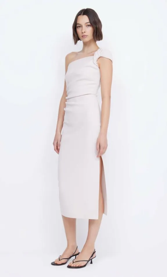 Dresses Bec Bridge Elea Asym Midi Dress Vanilla Bean