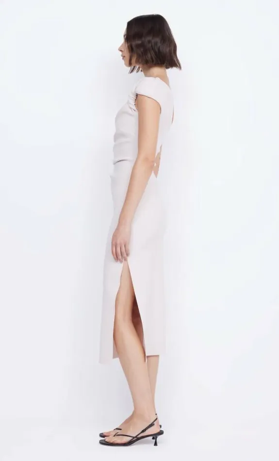 Dresses Bec Bridge Elea Asym Midi Dress Vanilla Bean