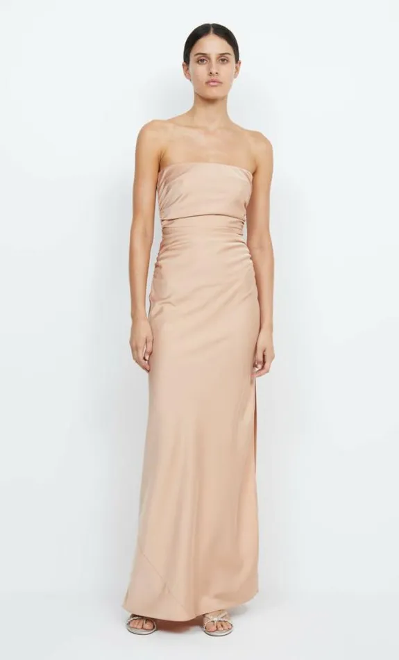Dresses Bec Bridge Eternity Strapless Maxi Rose Gold