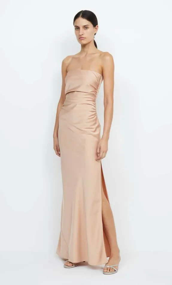Dresses Bec Bridge Eternity Strapless Maxi Rose Gold