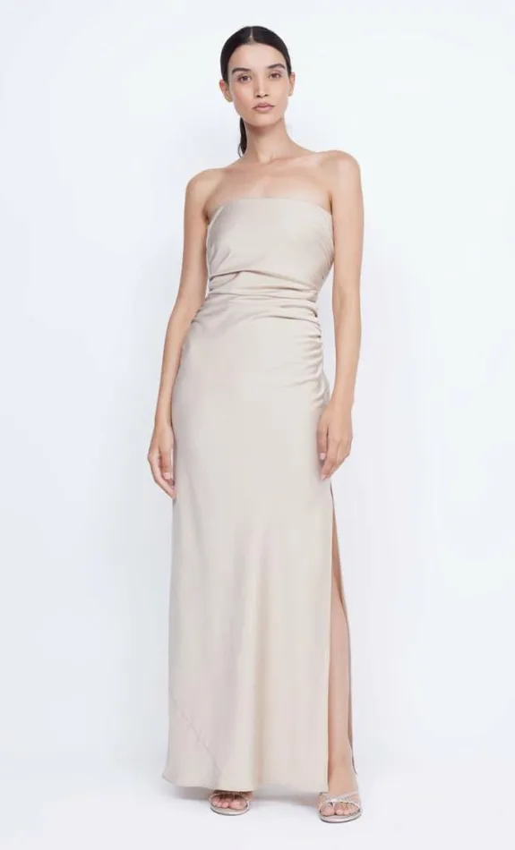Dresses Bec Bridge Eternity Strapless Maxi Sand
