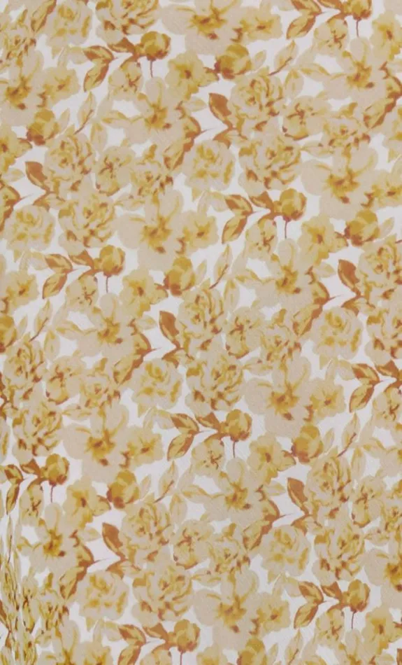 Dresses Bec Bridge Florentine Asym Midi Dress Golden Blurred Floral