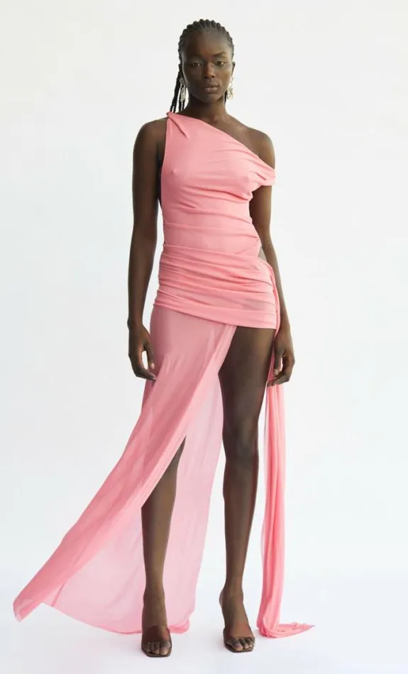 Dresses Bec Bridge Kailani Asym Dress Grapefruit Pink