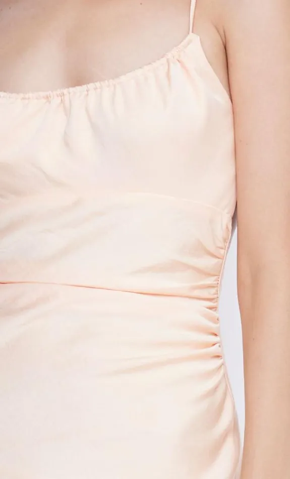Dresses Bec Bridge Mari Lou Gathered Maxi Dress Peach