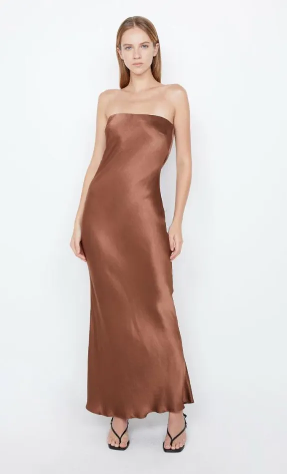 Dresses Bec Bridge Moon Dance Strapless Dress Chocolate