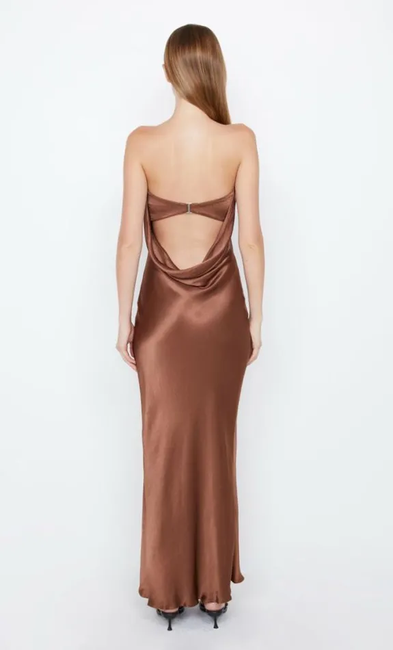 Dresses Bec Bridge Moon Dance Strapless Dress Chocolate