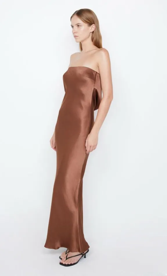 Dresses Bec Bridge Moon Dance Strapless Dress Chocolate
