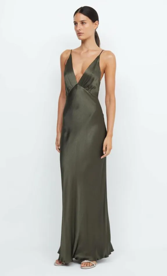 Dresses Bec Bridge Moon Dance V Maxi Dress Dark Willow
