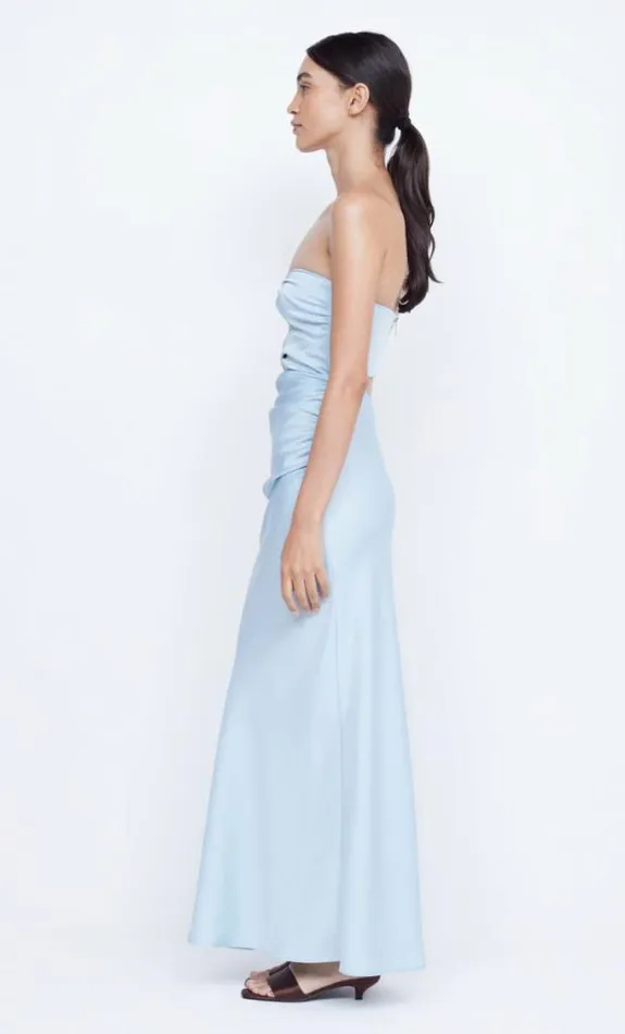 Dresses Bec Bridge Rochelle Twist Strapless Dress Dolphin Blue