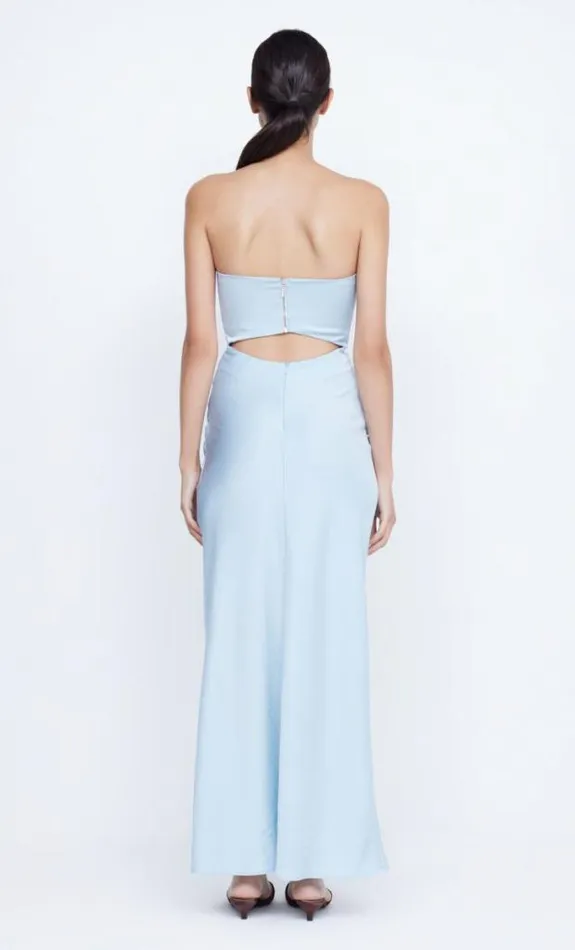 Dresses Bec Bridge Rochelle Twist Strapless Dress Dolphin Blue