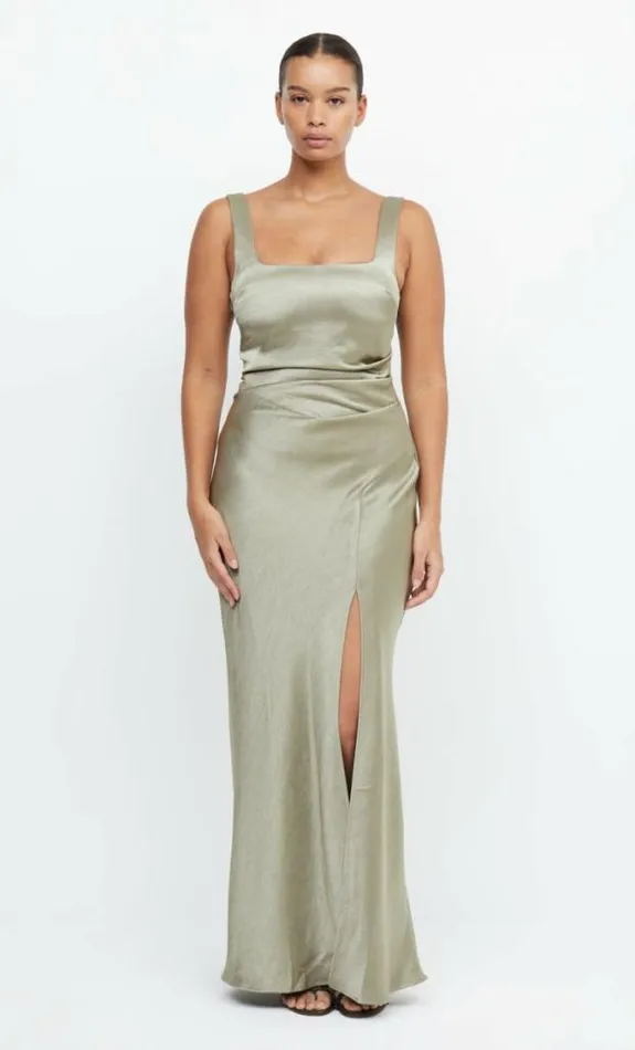 Dresses Bec Bridge The Dreamer Square Neck Dress Sage
