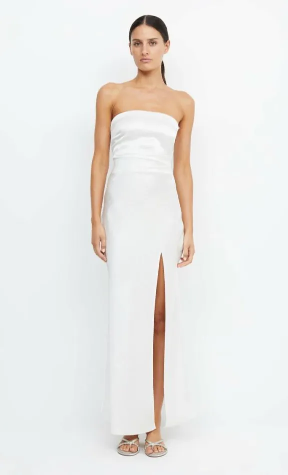 Dresses Bec Bridge The Dreamer Strapless Dress Ivory