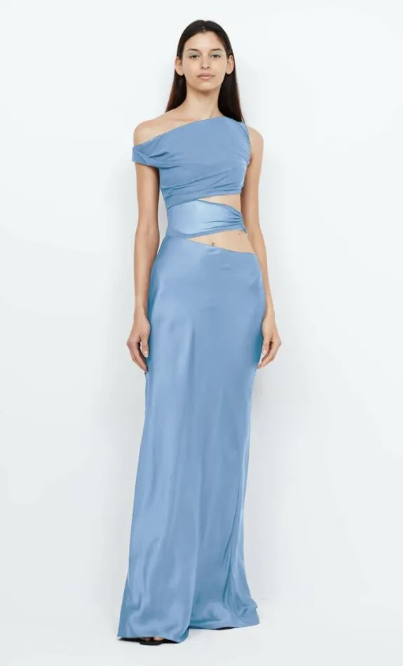 Dresses Bec Bridge Whorl Asym Dress Meridian Blue