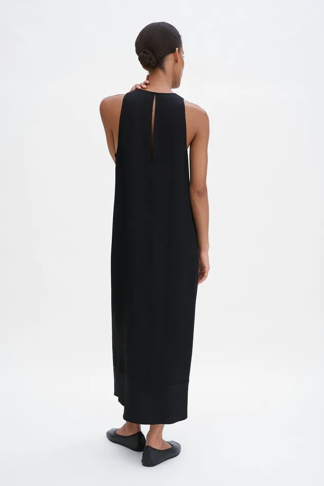 Dresses Draped Twill Tank Dress Black filippak Women