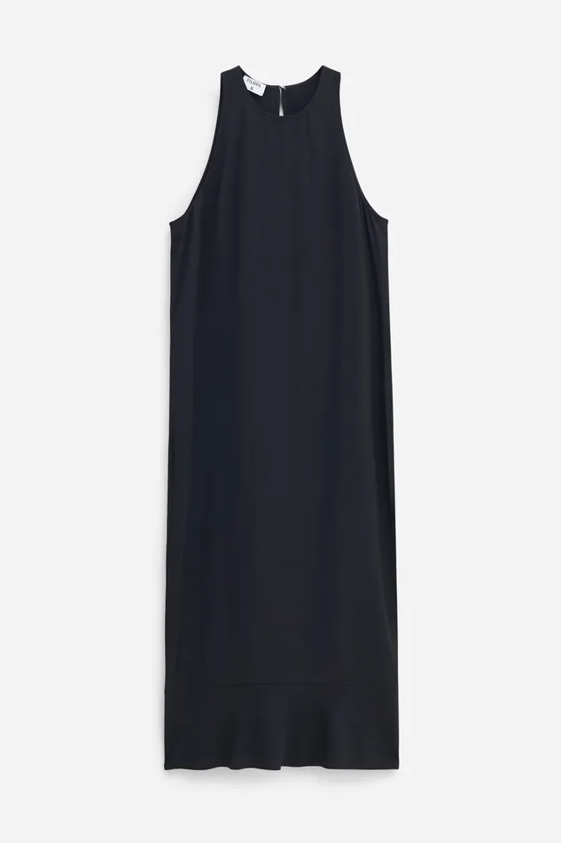 Dresses Draped Twill Tank Dress Black filippak Women