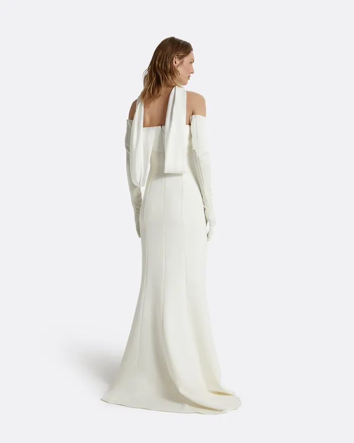 Dresses Roshana Ivory Long Dress Ivory 8211 Safiyaa Women