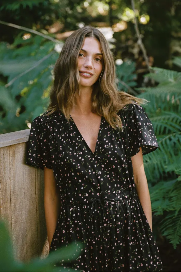 Dresses The Simple Dawn Dress Noir Tulips Christy Dawn Women Dresses The Simple Dawn Dress Noir Tulips Christy Dawn Women