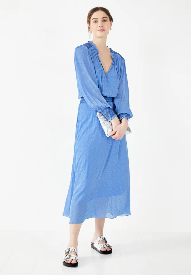 Dresses Women Hush Khloe Jacquard Dress Blue