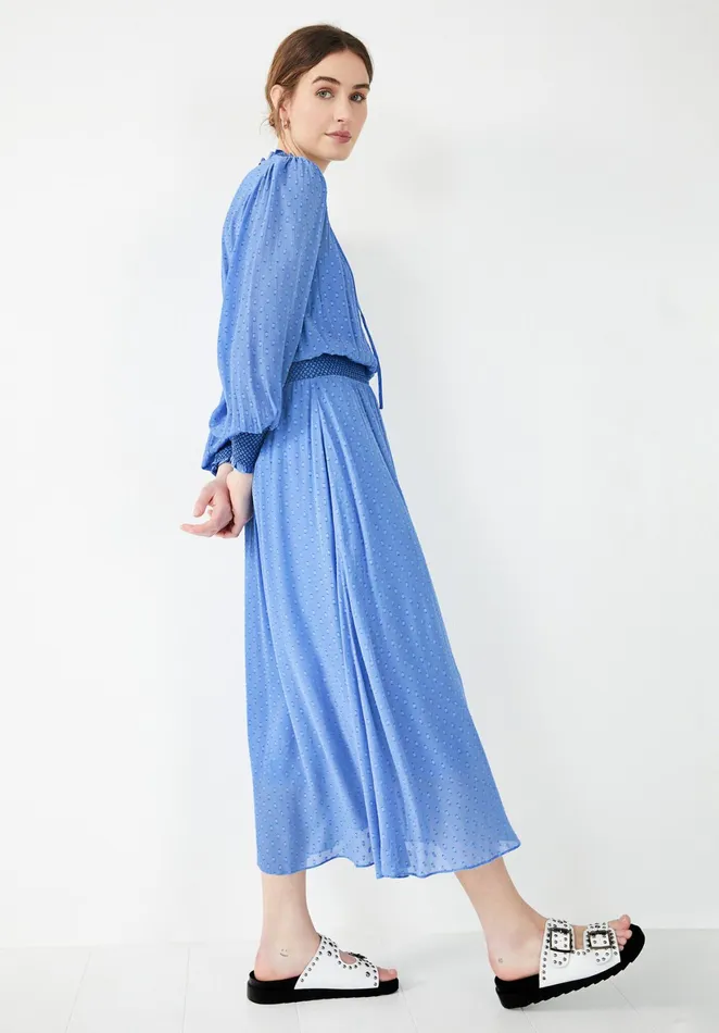 Dresses Women Hush Khloe Jacquard Dress Blue