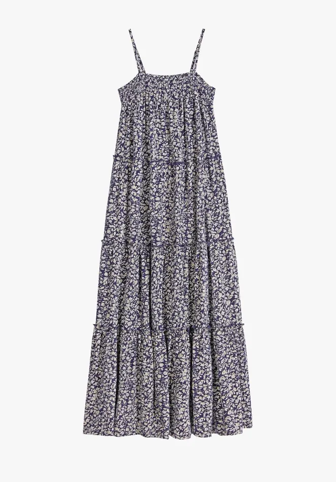 Dresses Women Hush Mirna Strappy Tiered Dress Ivy Blueecru
