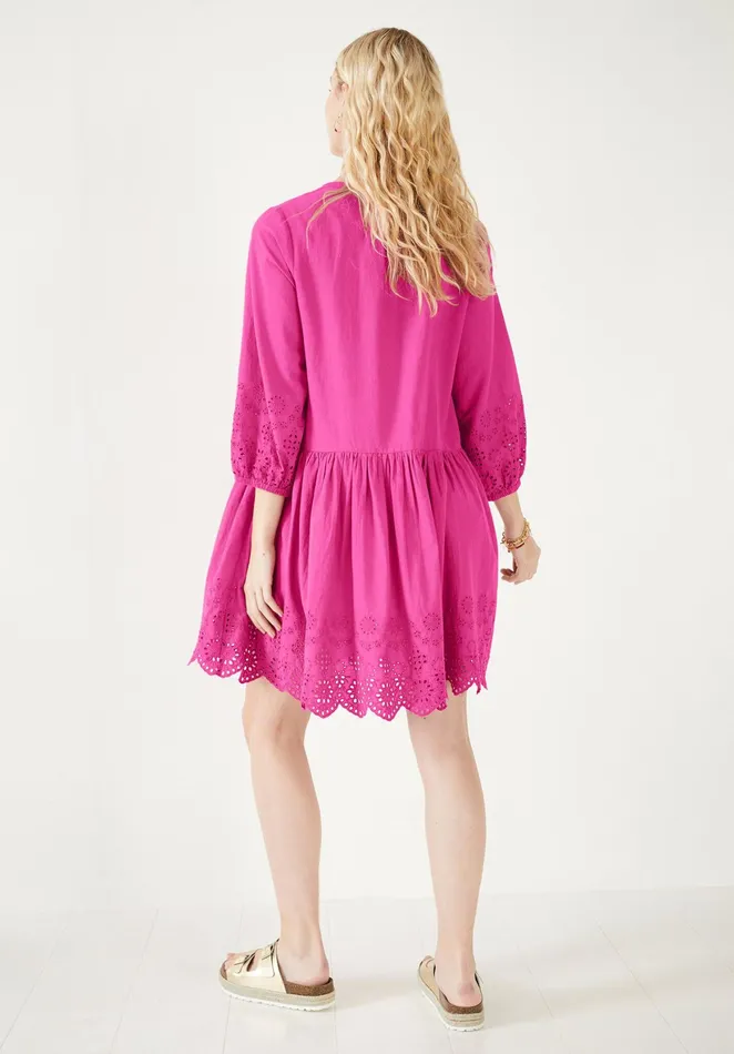 Dresses Women Hush Soleil Broderie Smock Dress Pink